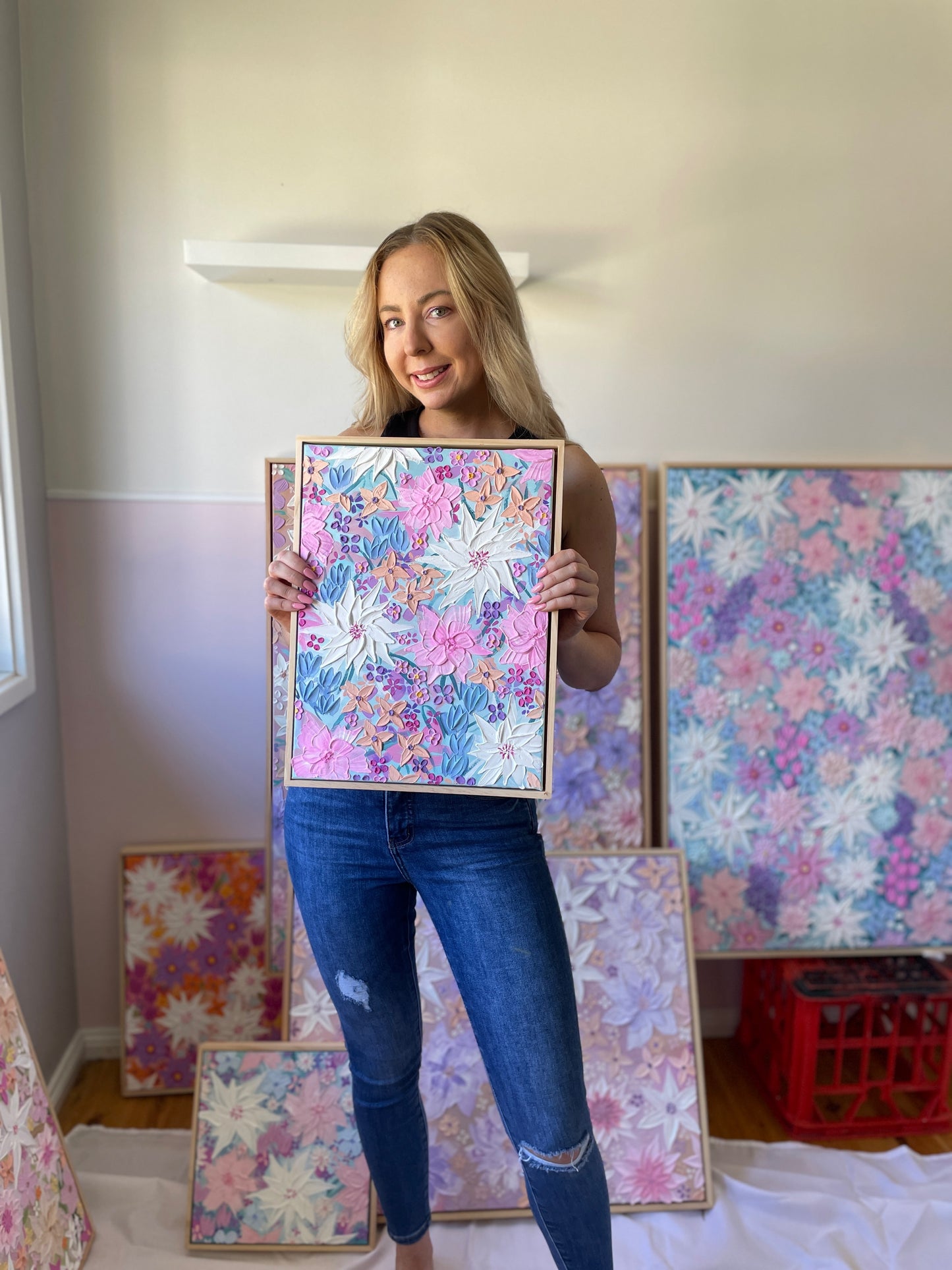‘The human world, it’s a mess’ -Original Textured Artwork On Canvas