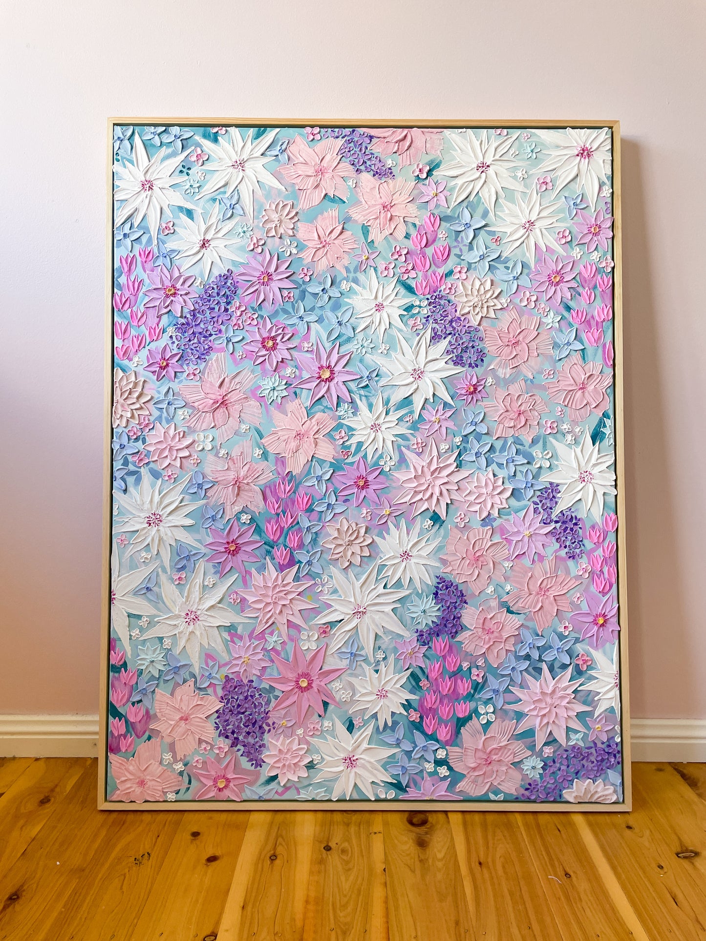 ‘Ocean garden’- Original Textured Artwork On Canvas