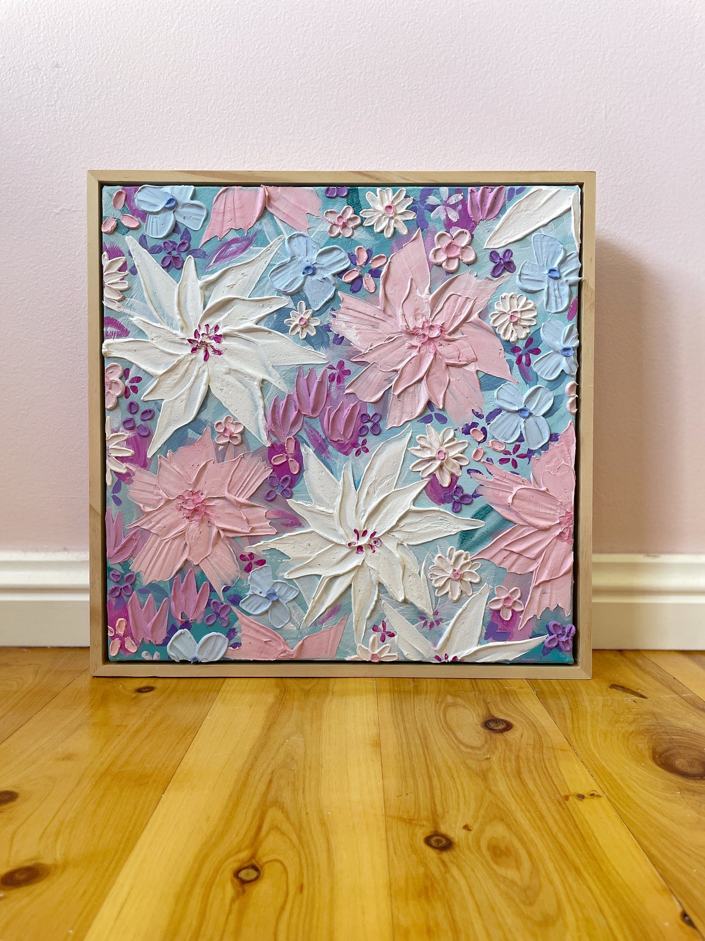 ‘Just keep swimming’- Original Textured Artwork On Canvas