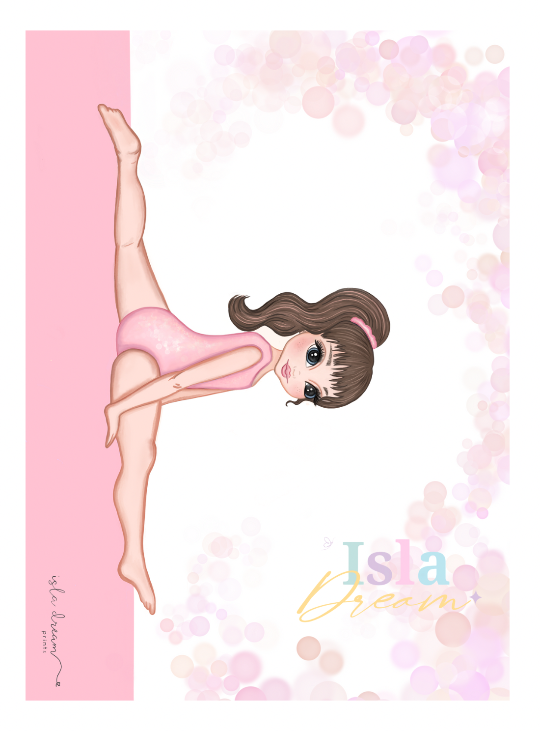 Gymnastics girl 5- pink