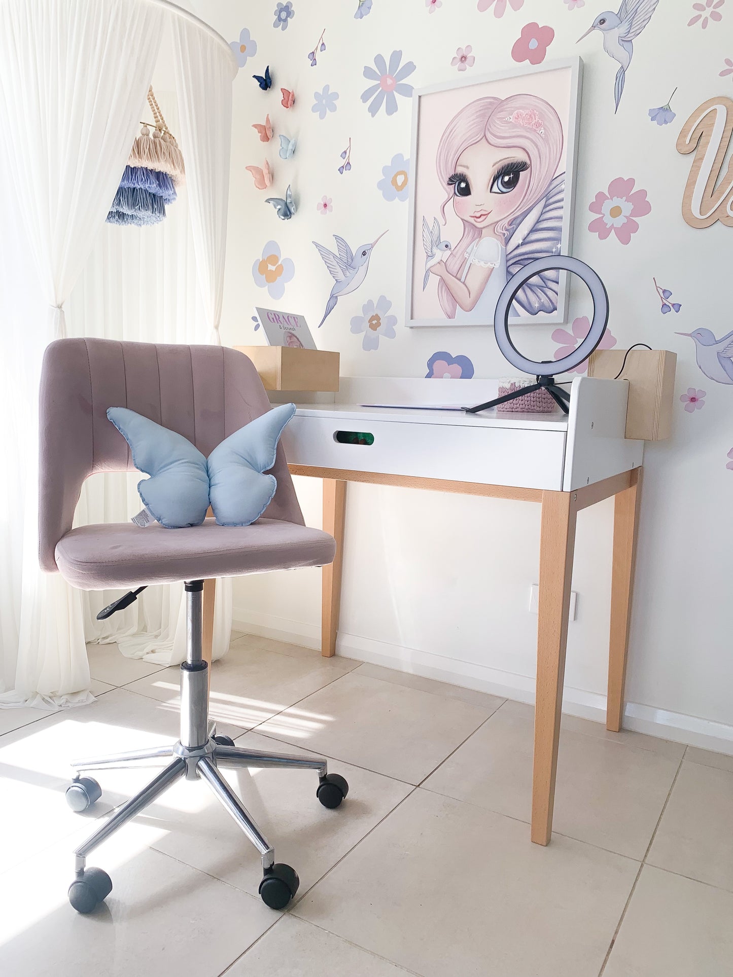 Whimsical Birds Wall Decals