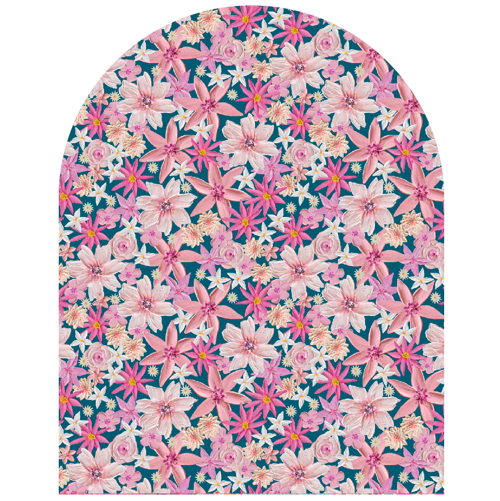 Bloomfield in Navy- Textured Flower Arch