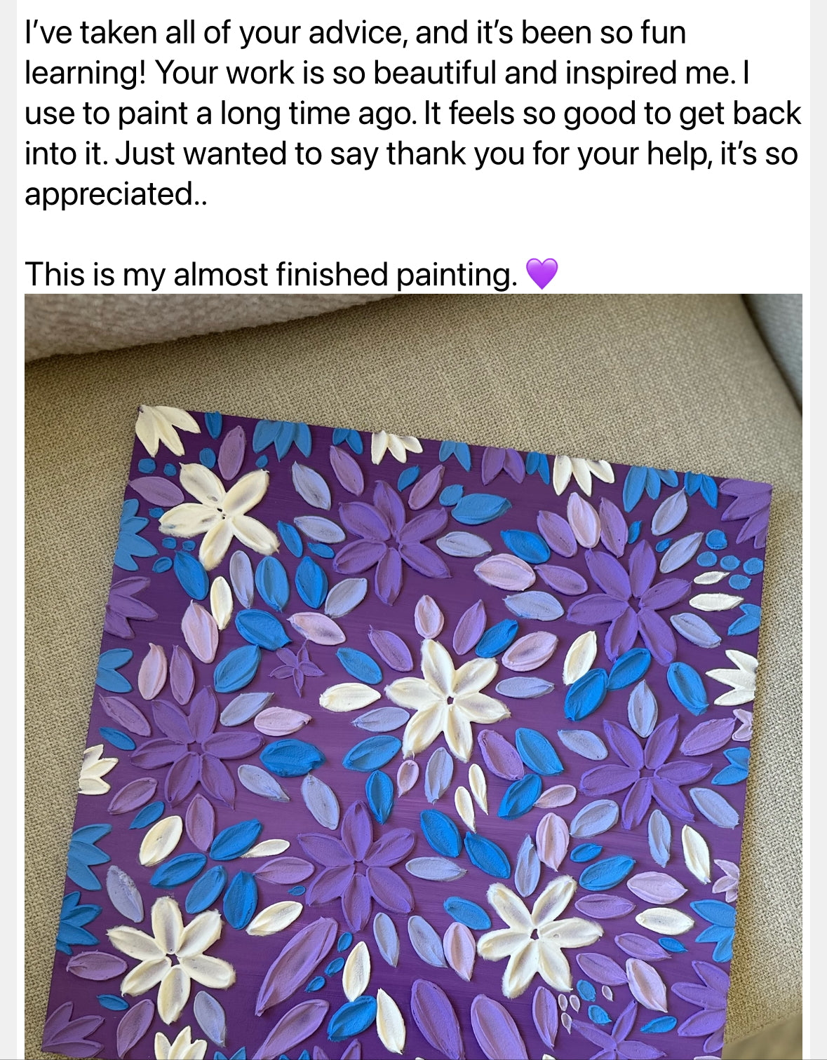 Textured Petal Art - Part 1. For Beginners.