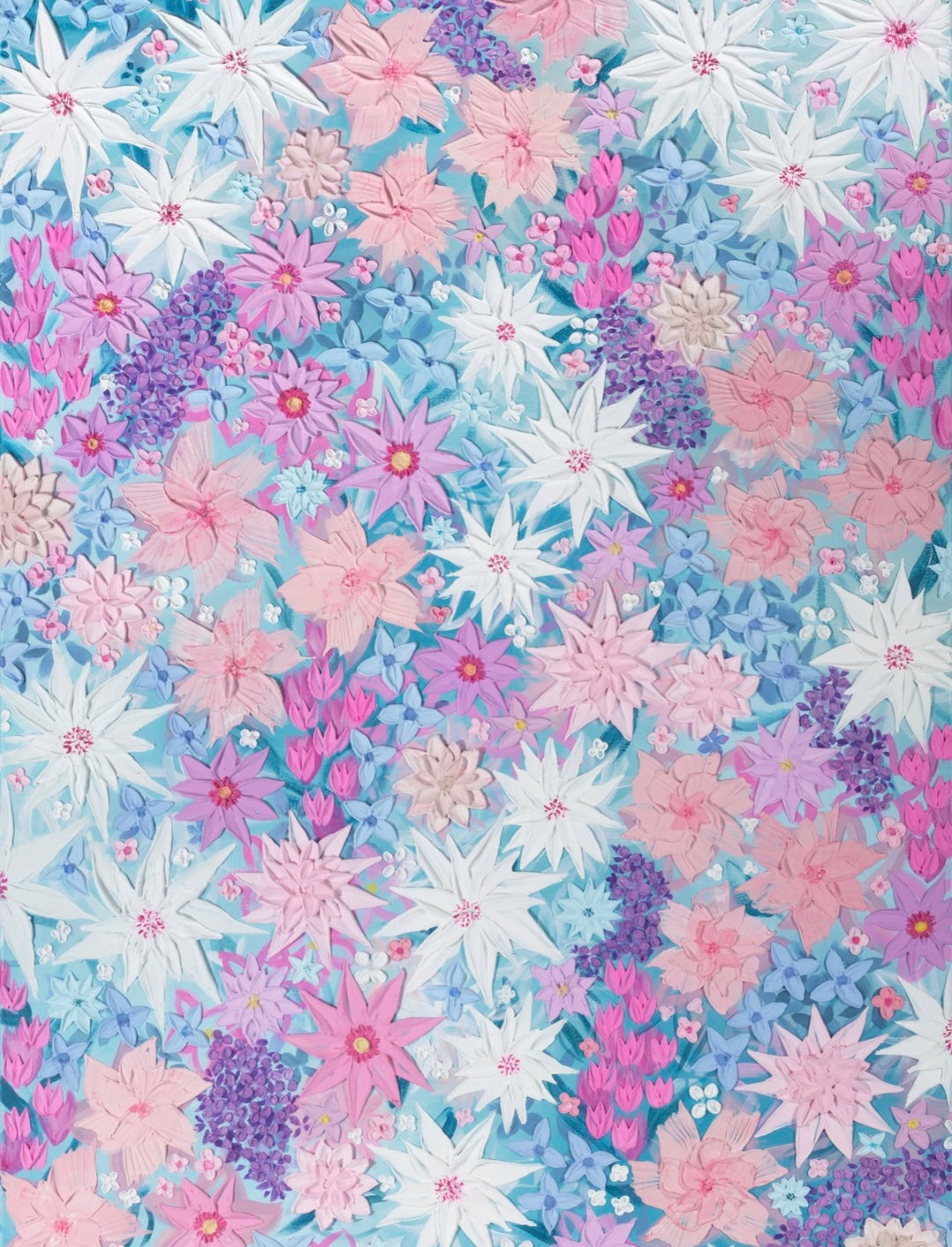 ‘Ocean garden’- Original Textured Artwork On Canvas