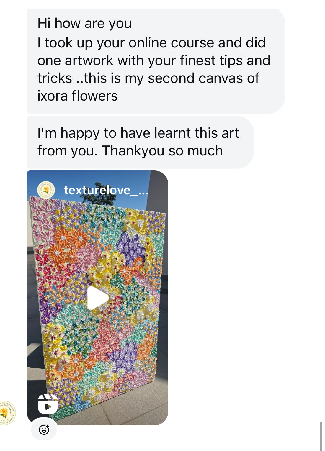 Textured Petal Art - Part 1. For Beginners.