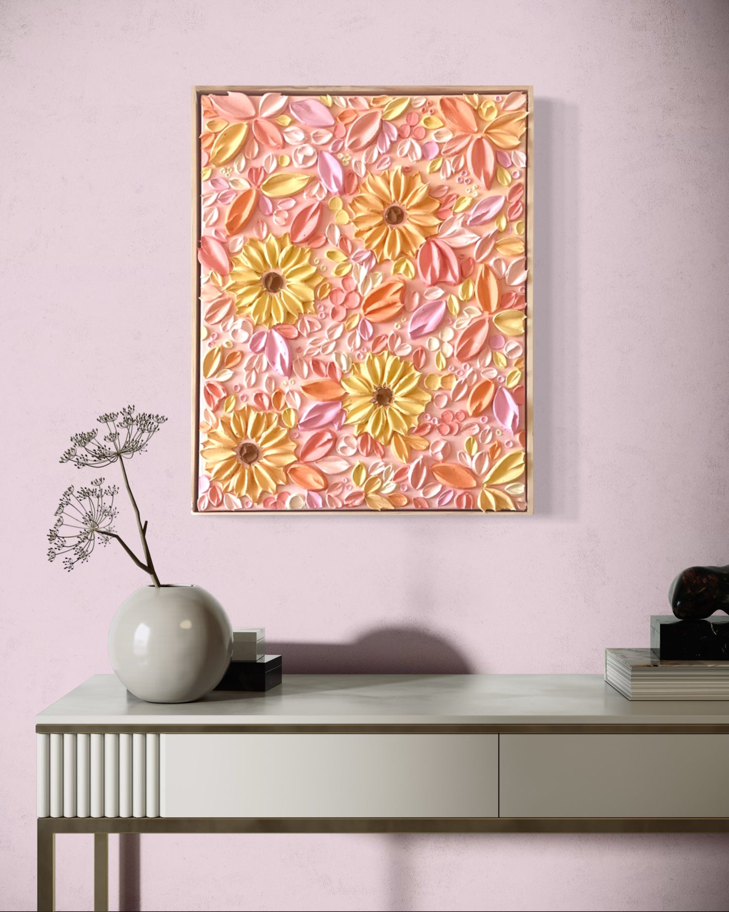 ‘On vacation’- Original Textured Artwork On Canvas