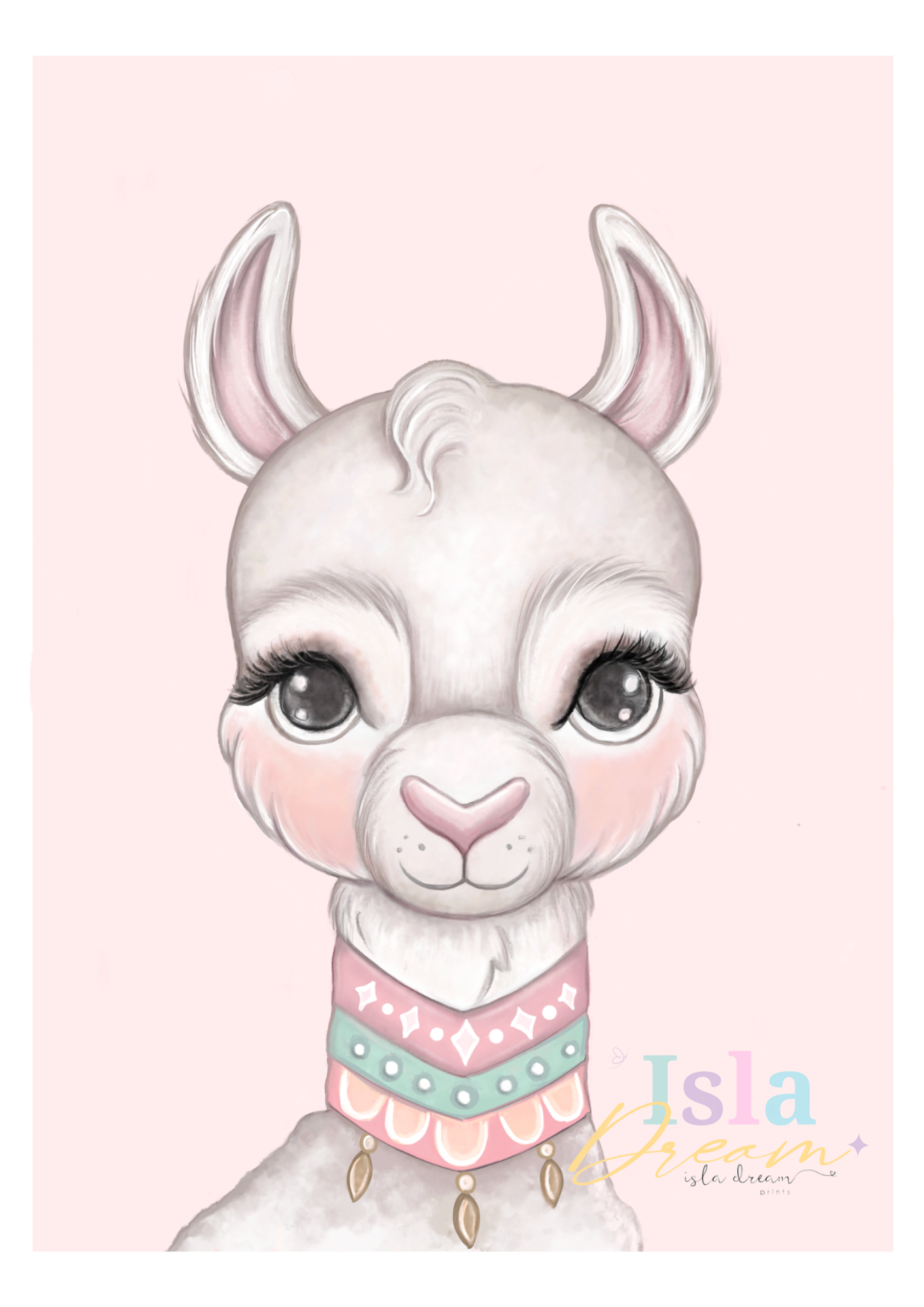 Lana the Llama Print