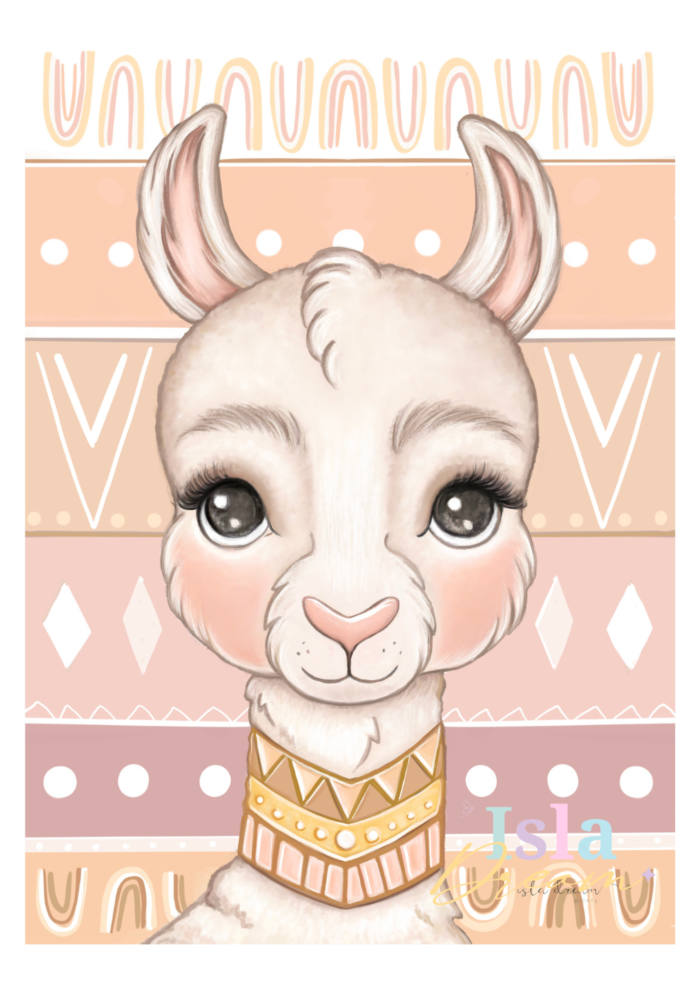 Loki the Llama Print