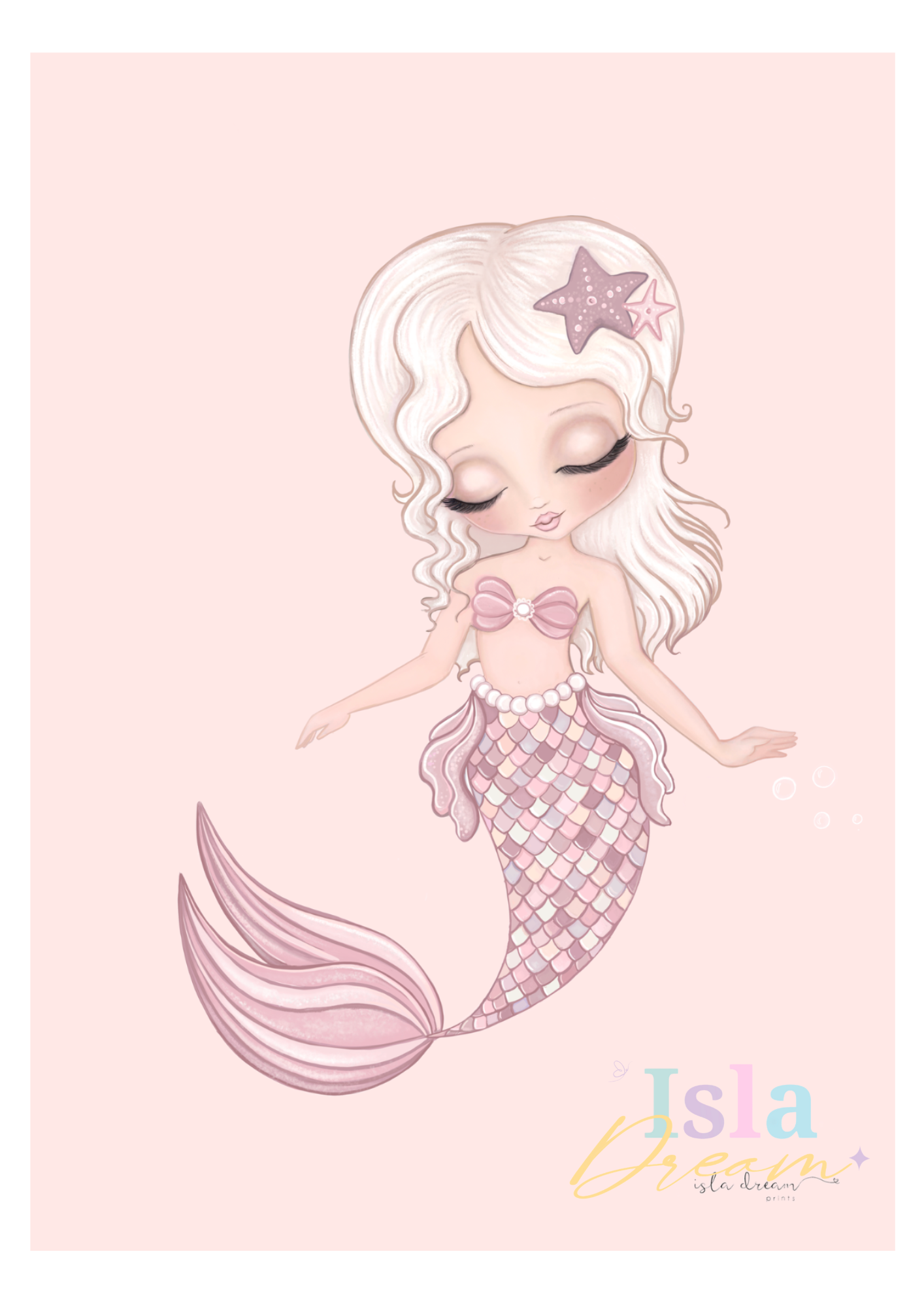 Jasmine the Mermaid Print