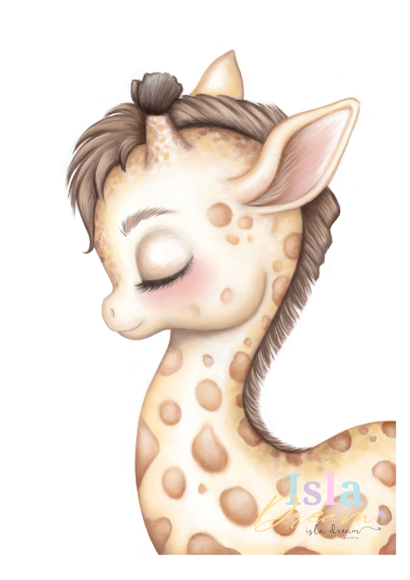 Gerald the Giraffe Print