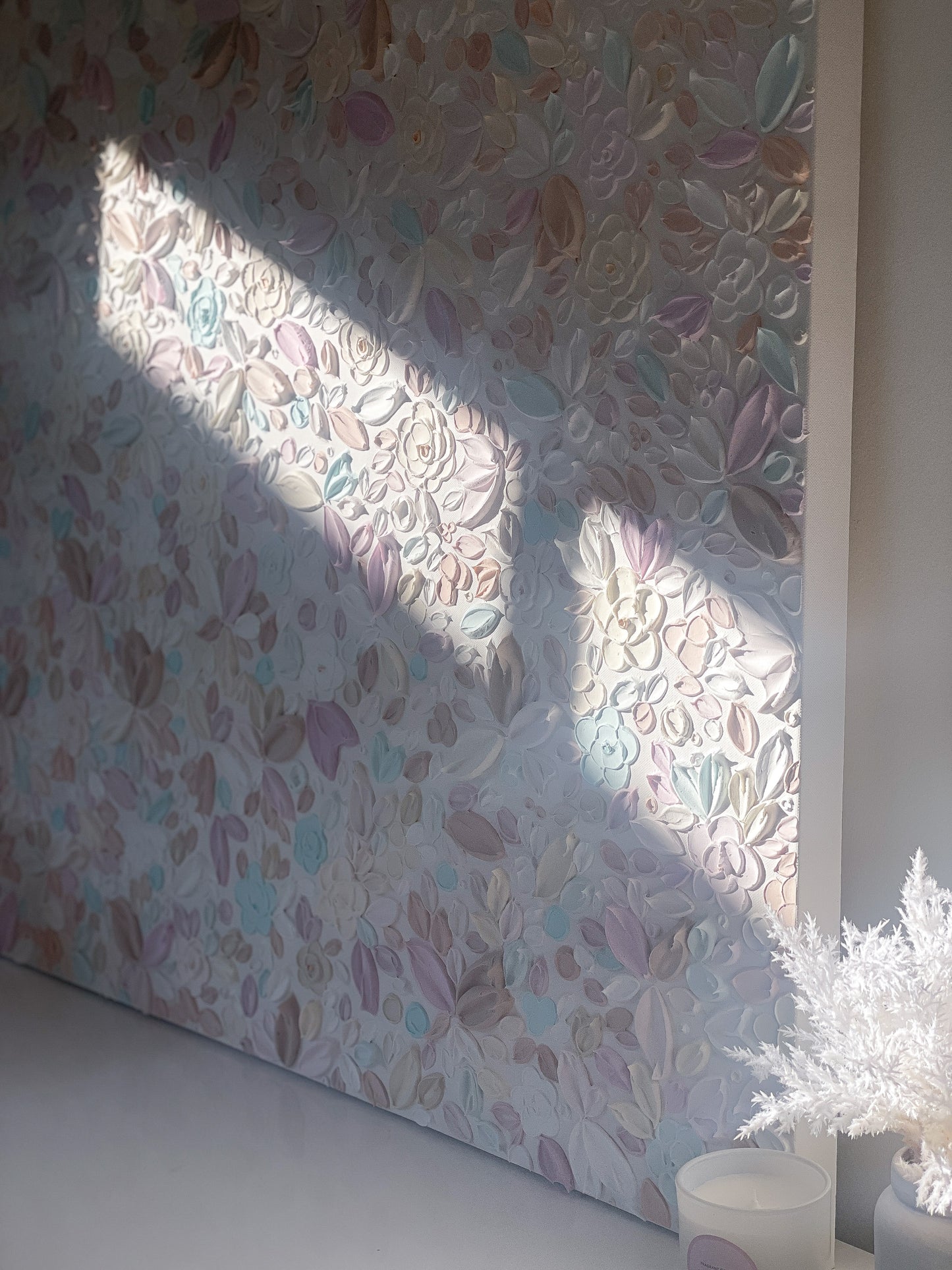 ‘Meringue Madness’ Original textured artwork on canvas