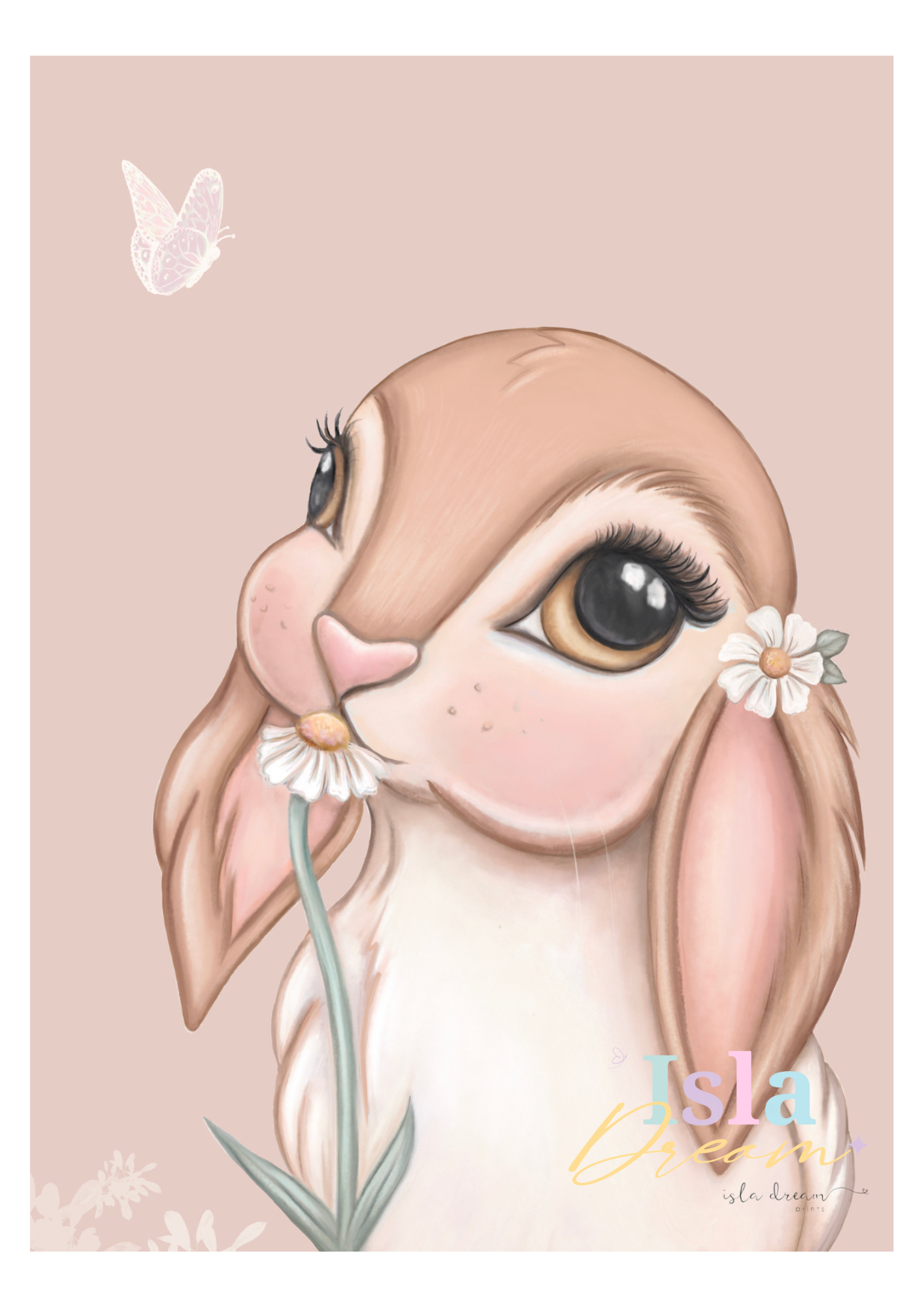 Fawn the Bunny Print