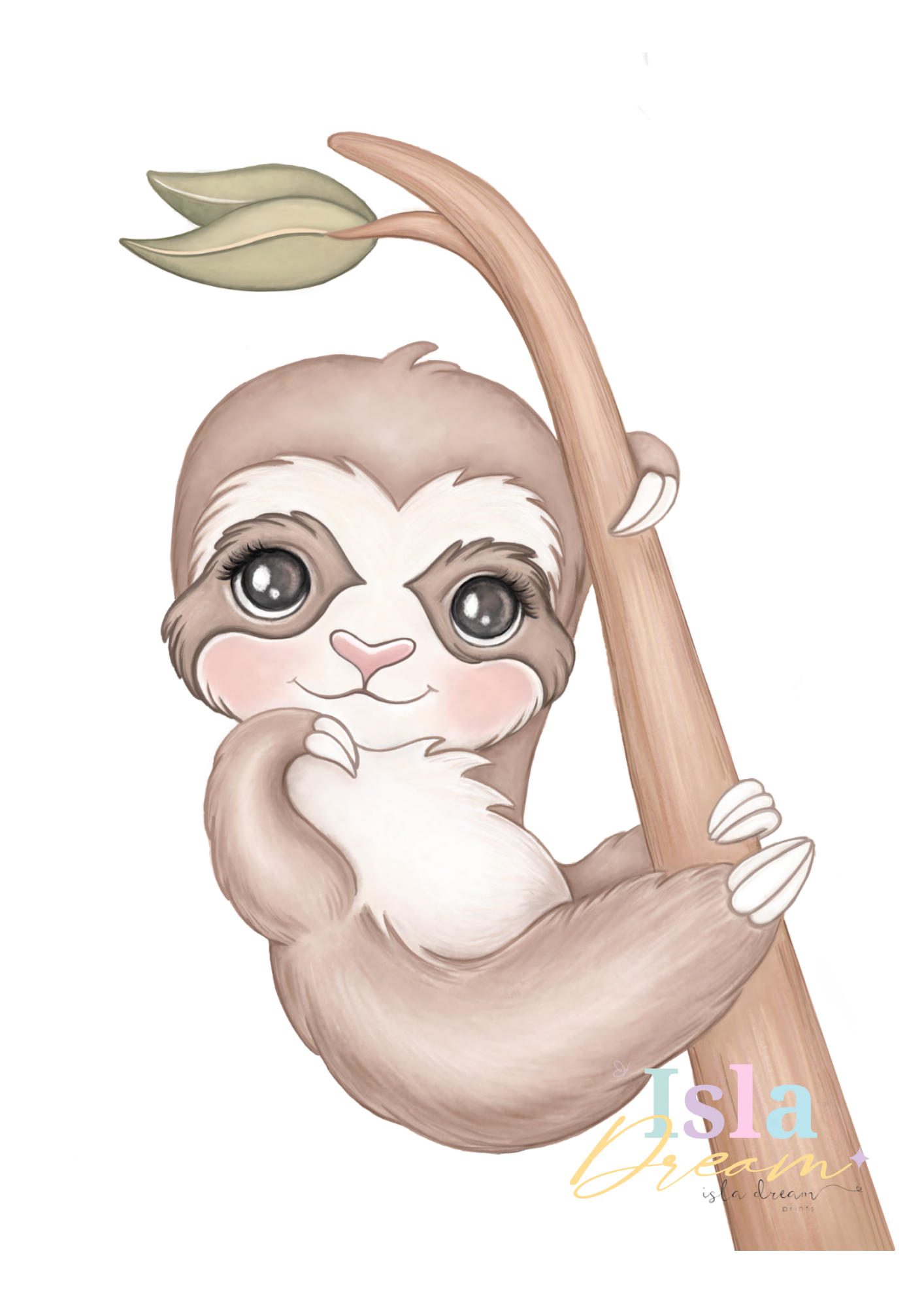 Scout the Sloth Print
