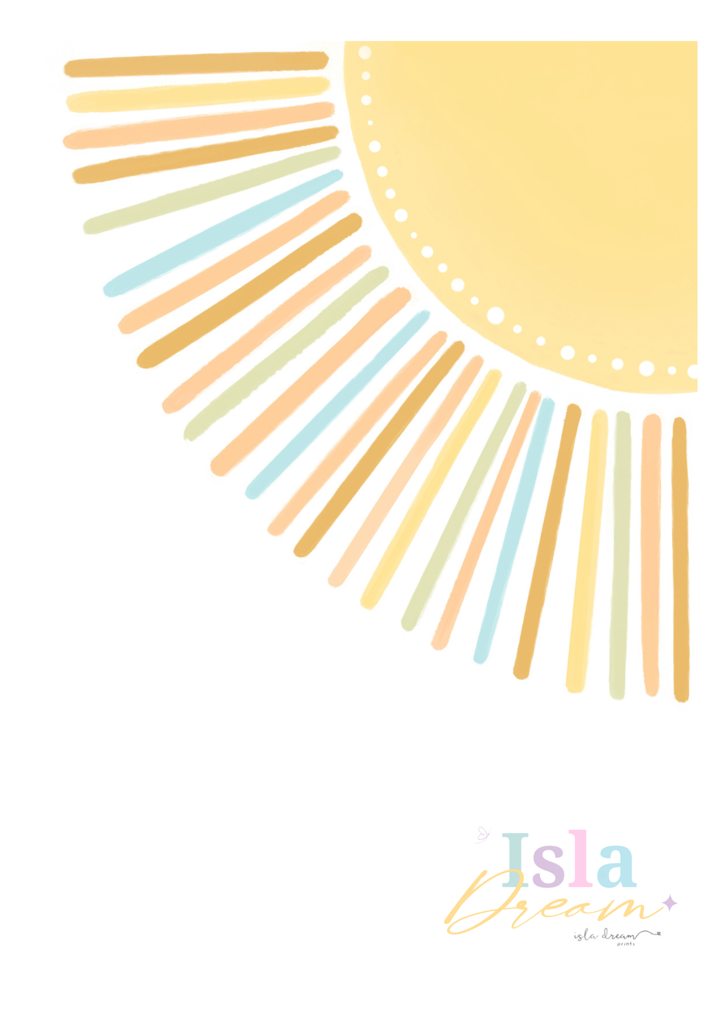 Hello Sunshine Print - Brights