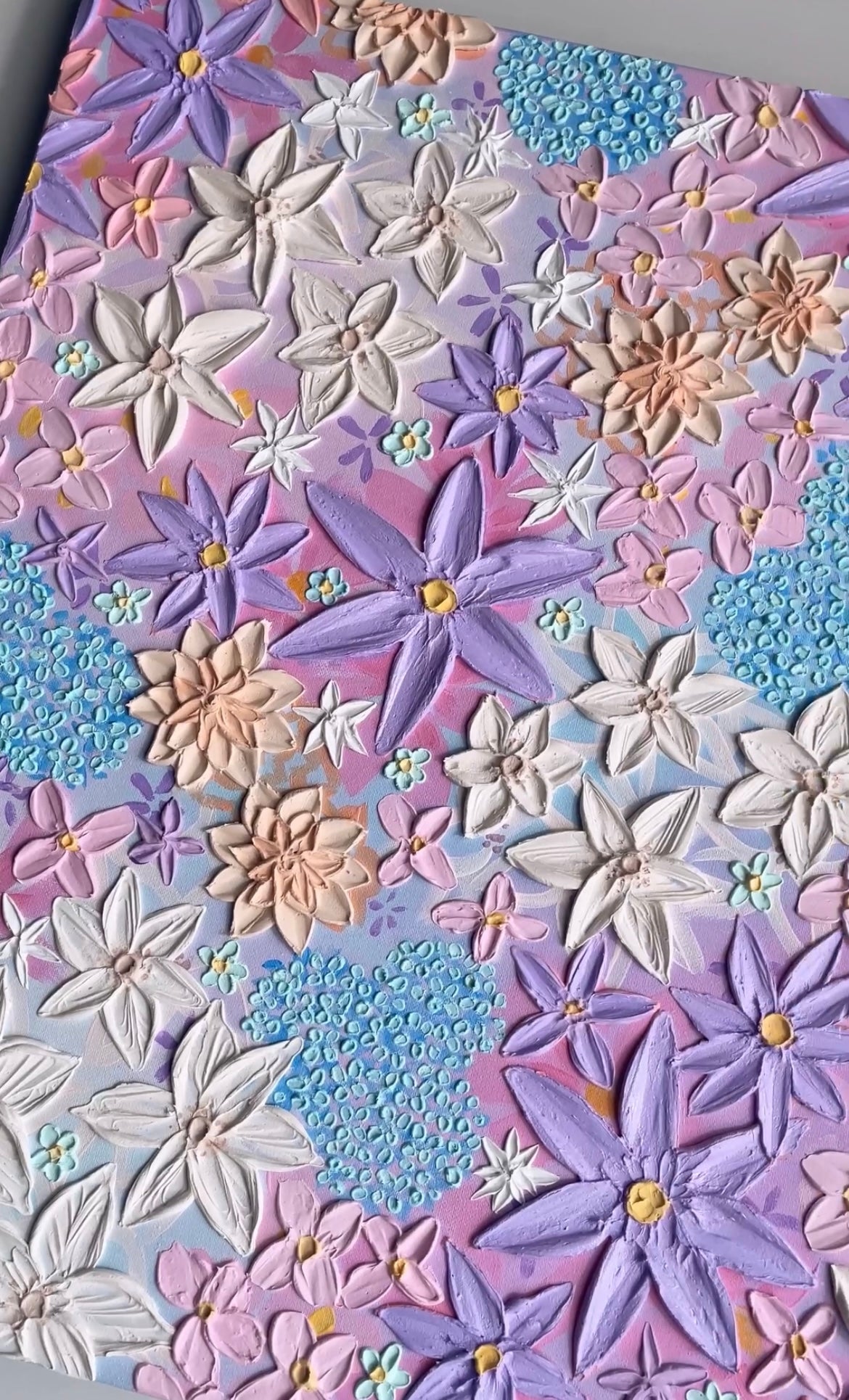 ‘One wish’- Original Textured Artwork On Canvas