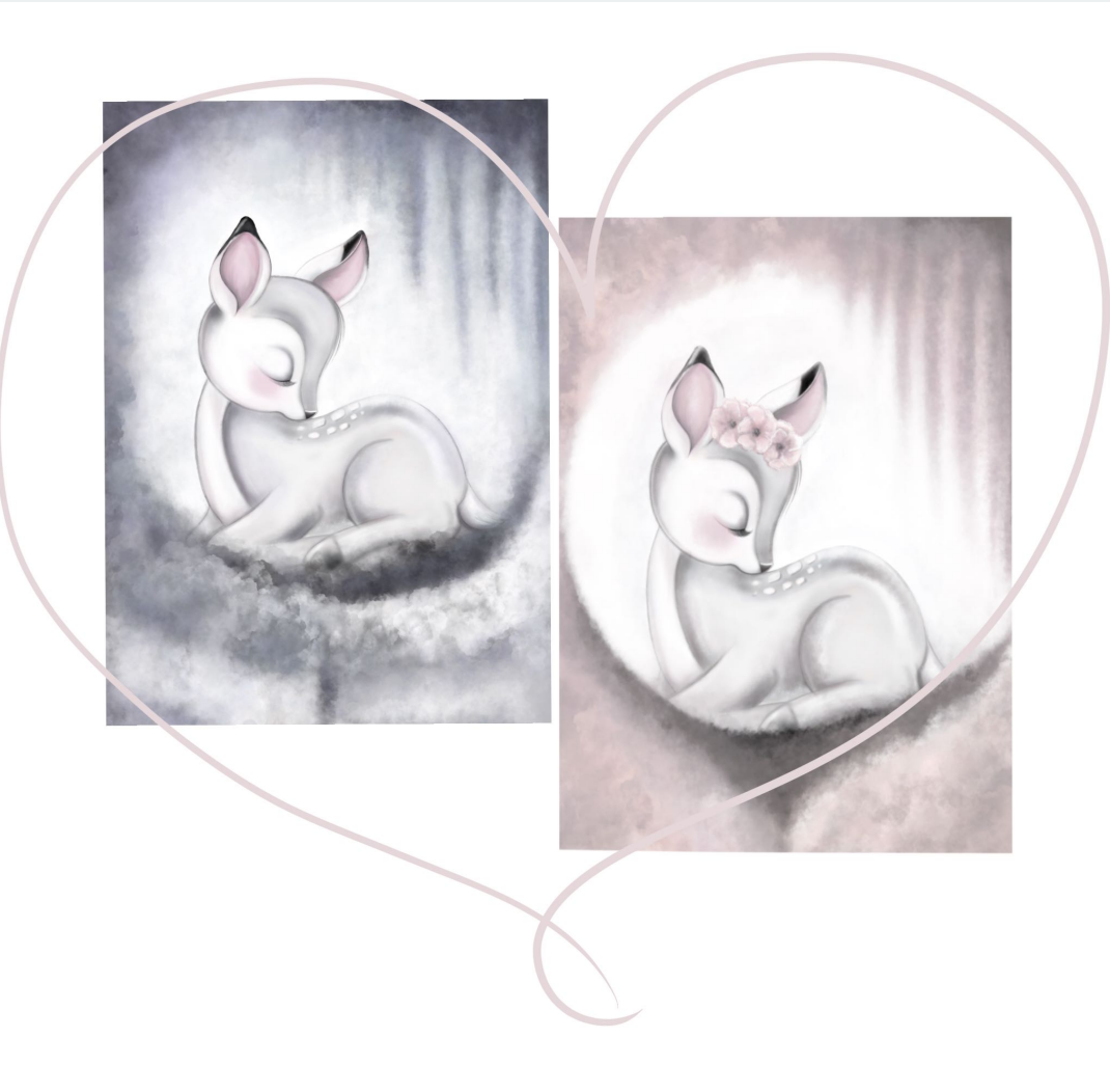 Hudson the deer print - Isla Dream Prints