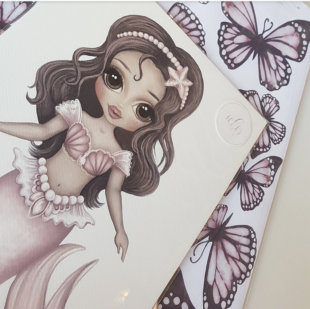 Butterflies ‘the originals.’ Fabric Wall Decals A3 - Isla Dream Prints
