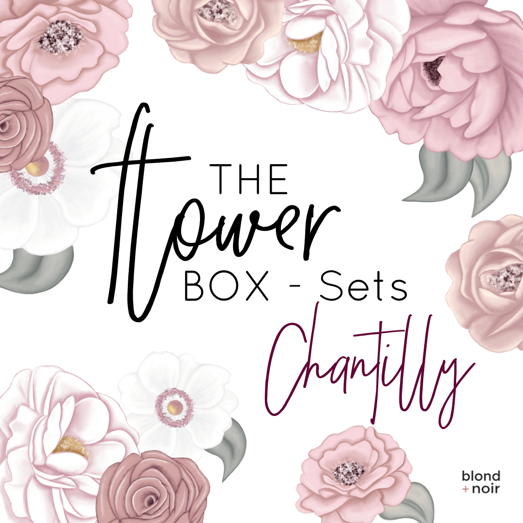 The Flower Box Decals Sets - Chantilly - Isla Dream Prints