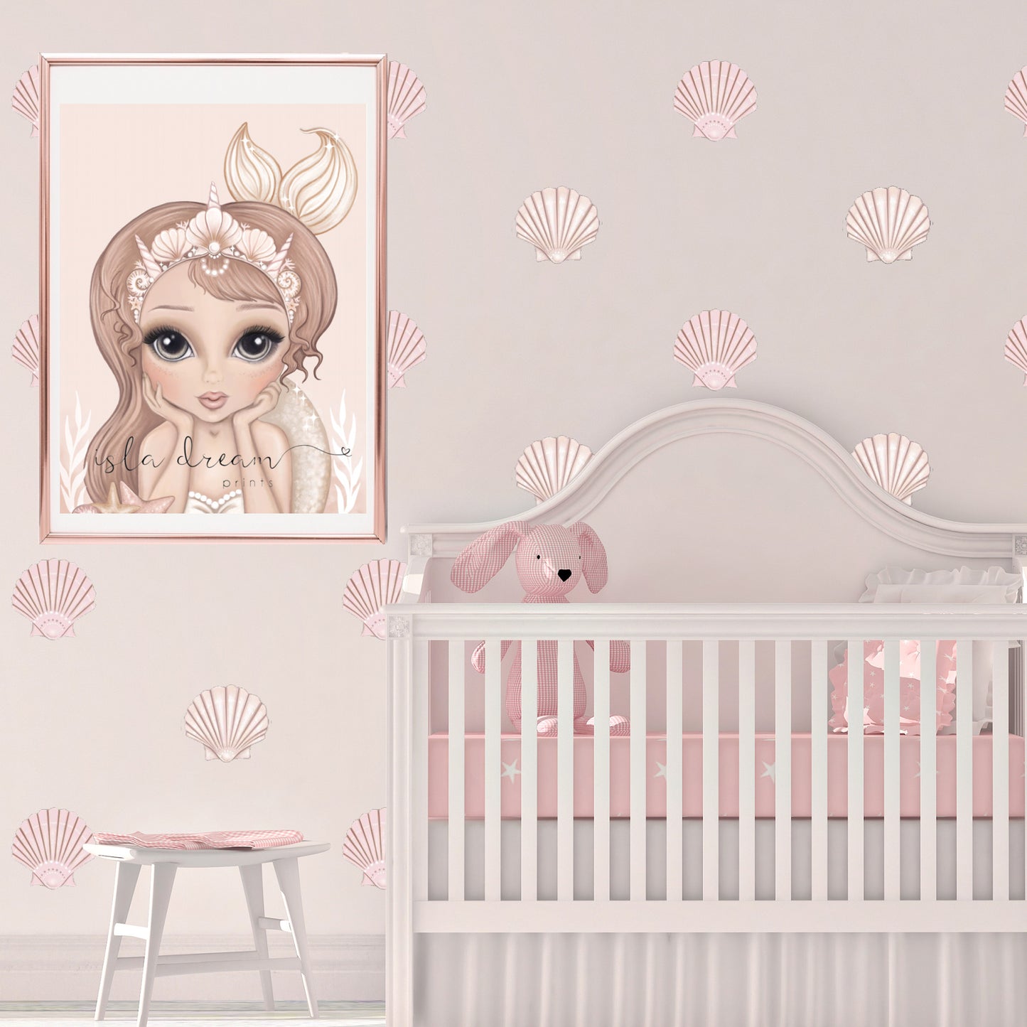 Farrah the Mermaid Print