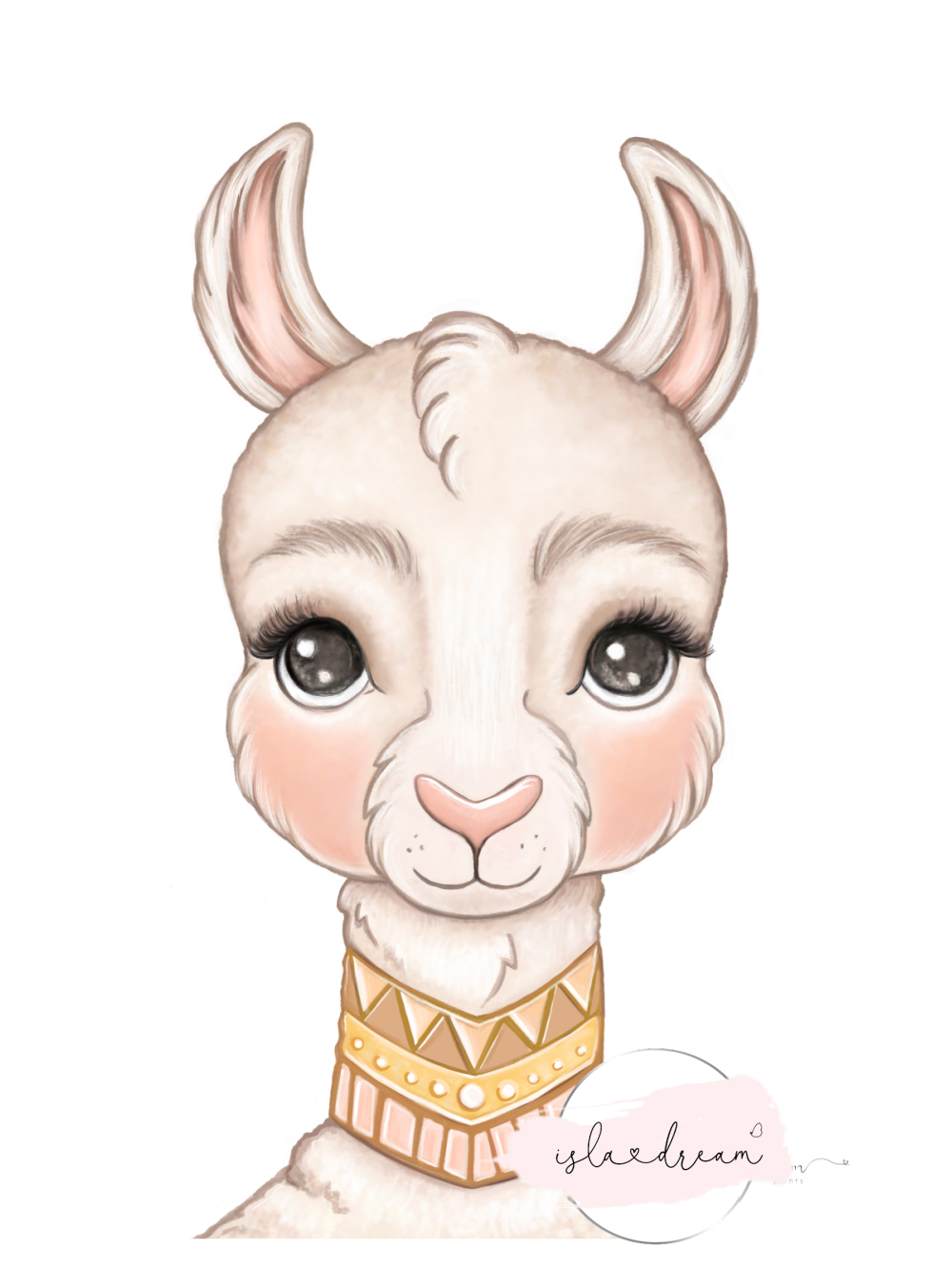 Loki the Llama Print