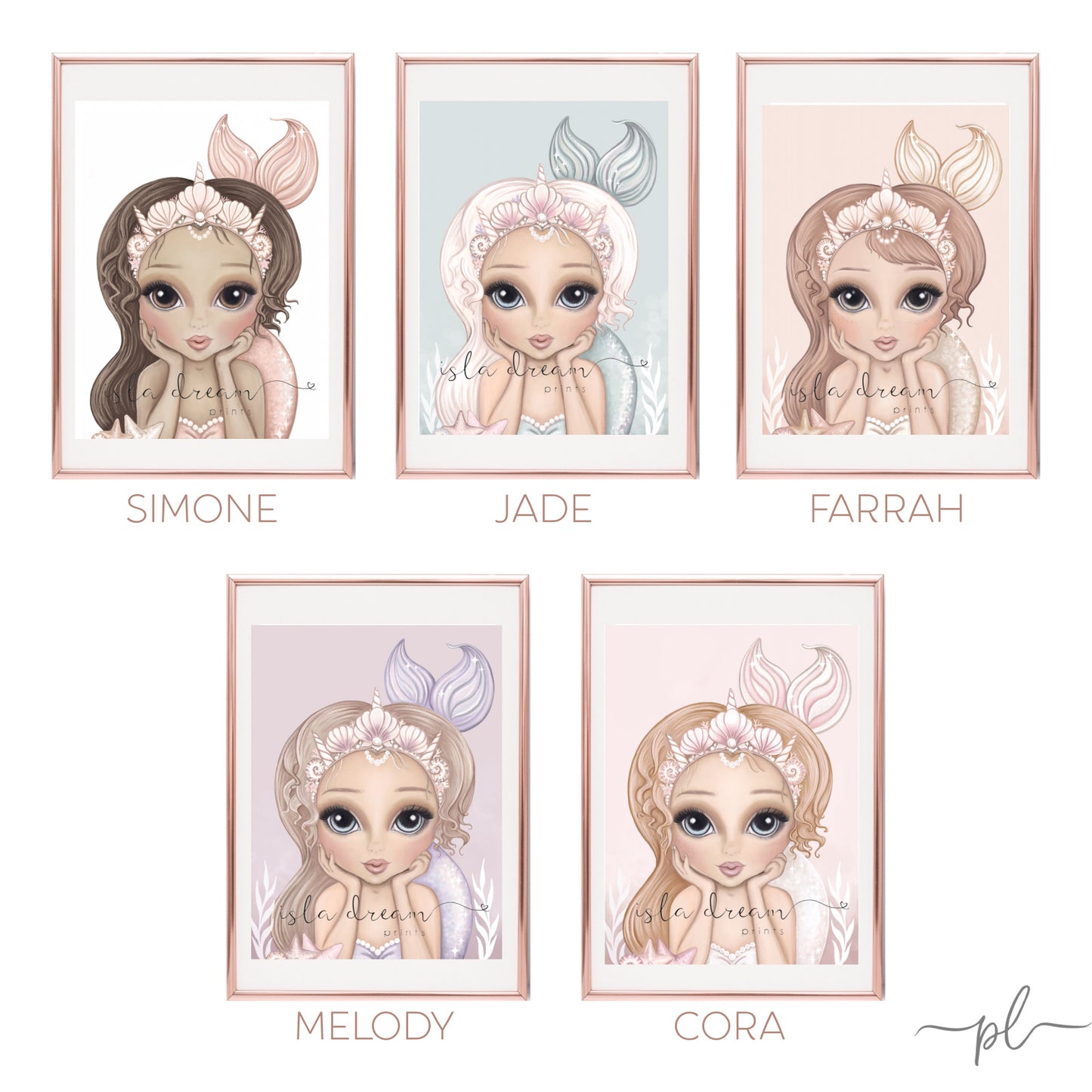 Melody the Mermaid Print