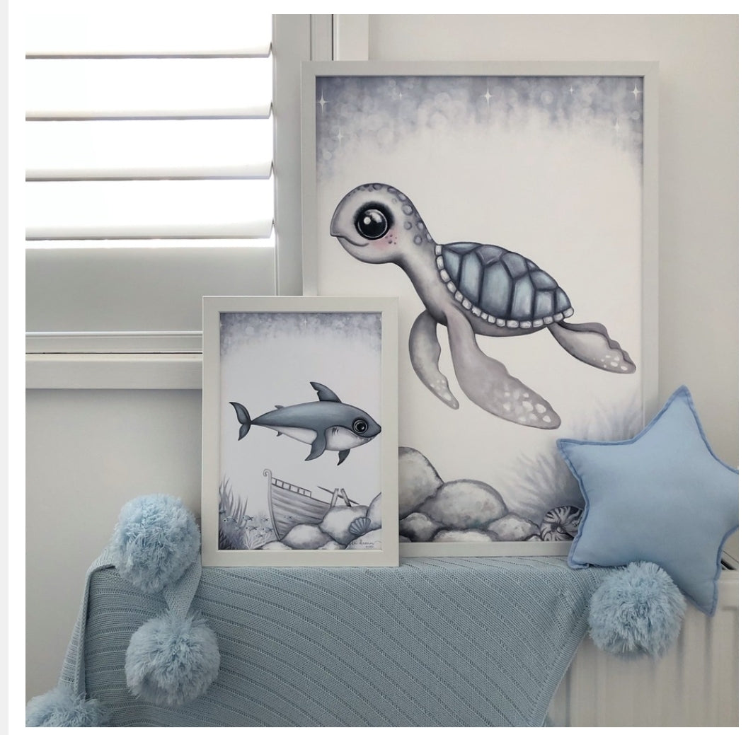 Brutus the shark print - Isla Dream Prints