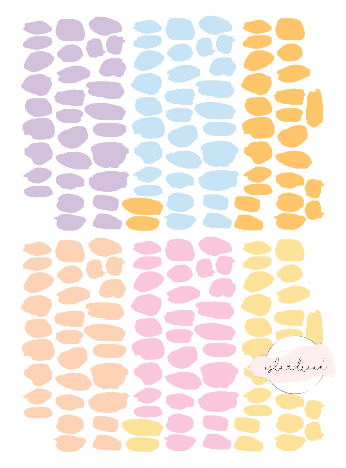 Spring Fling Animal Spot Wall Decals - A3