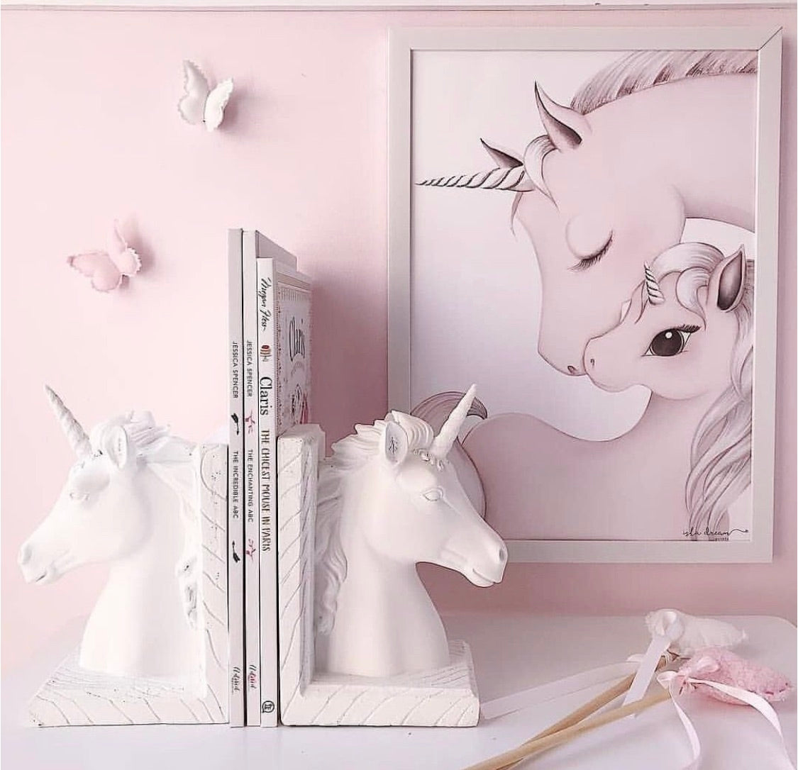 Mila and mum unicorn print - Isla Dream Prints
