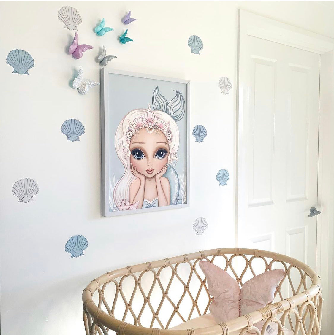 Sea Shell- Fabric Wall Decals A3 (multiple colours available) - Isla Dream Prints