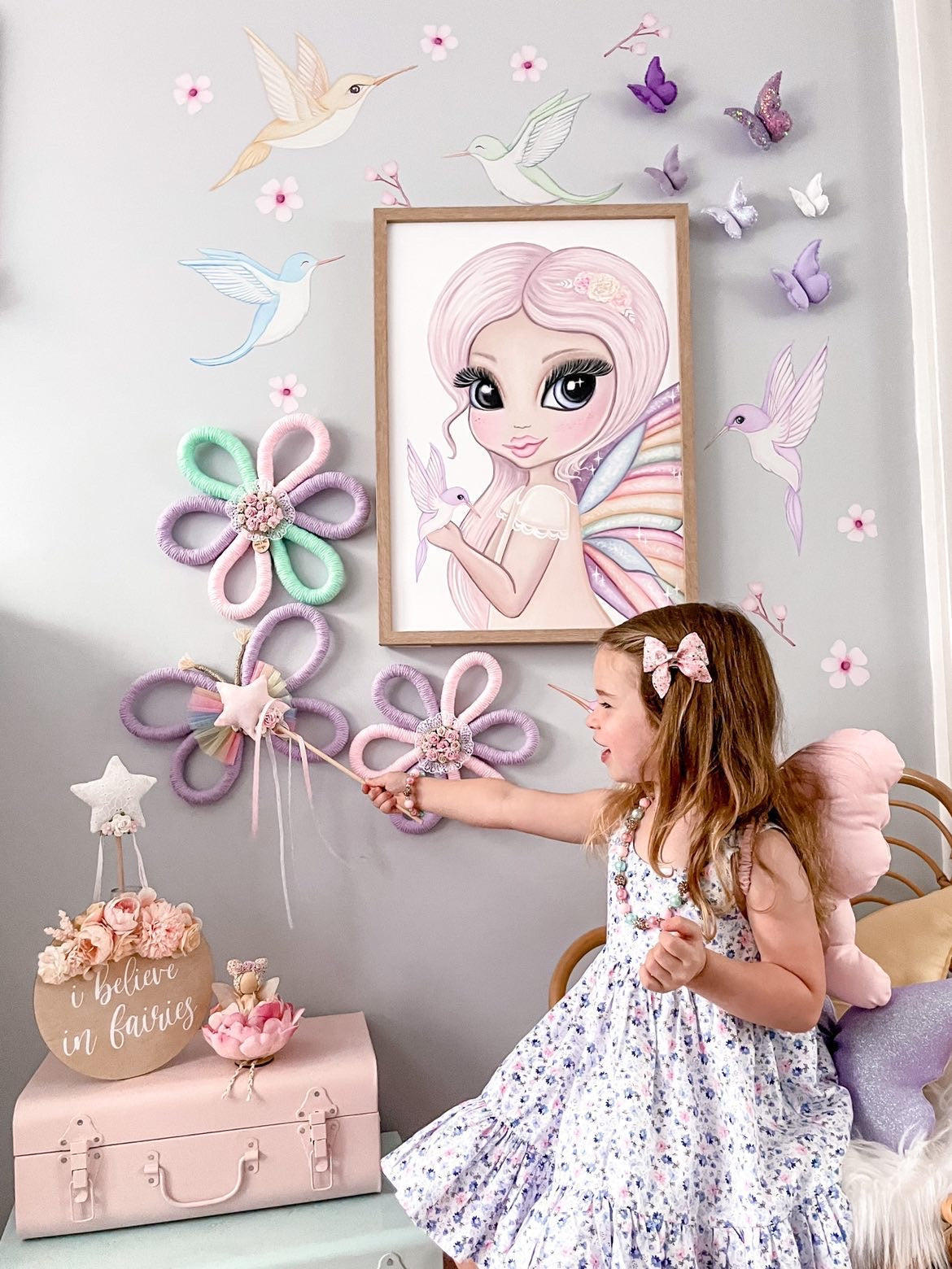 Whimsical Birds Wall Decals