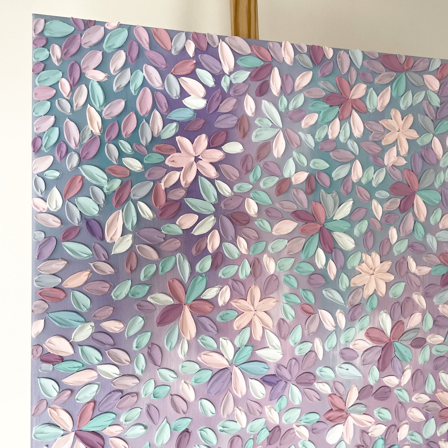 ‘Violetta’ Original Textured Artwork On Canvas