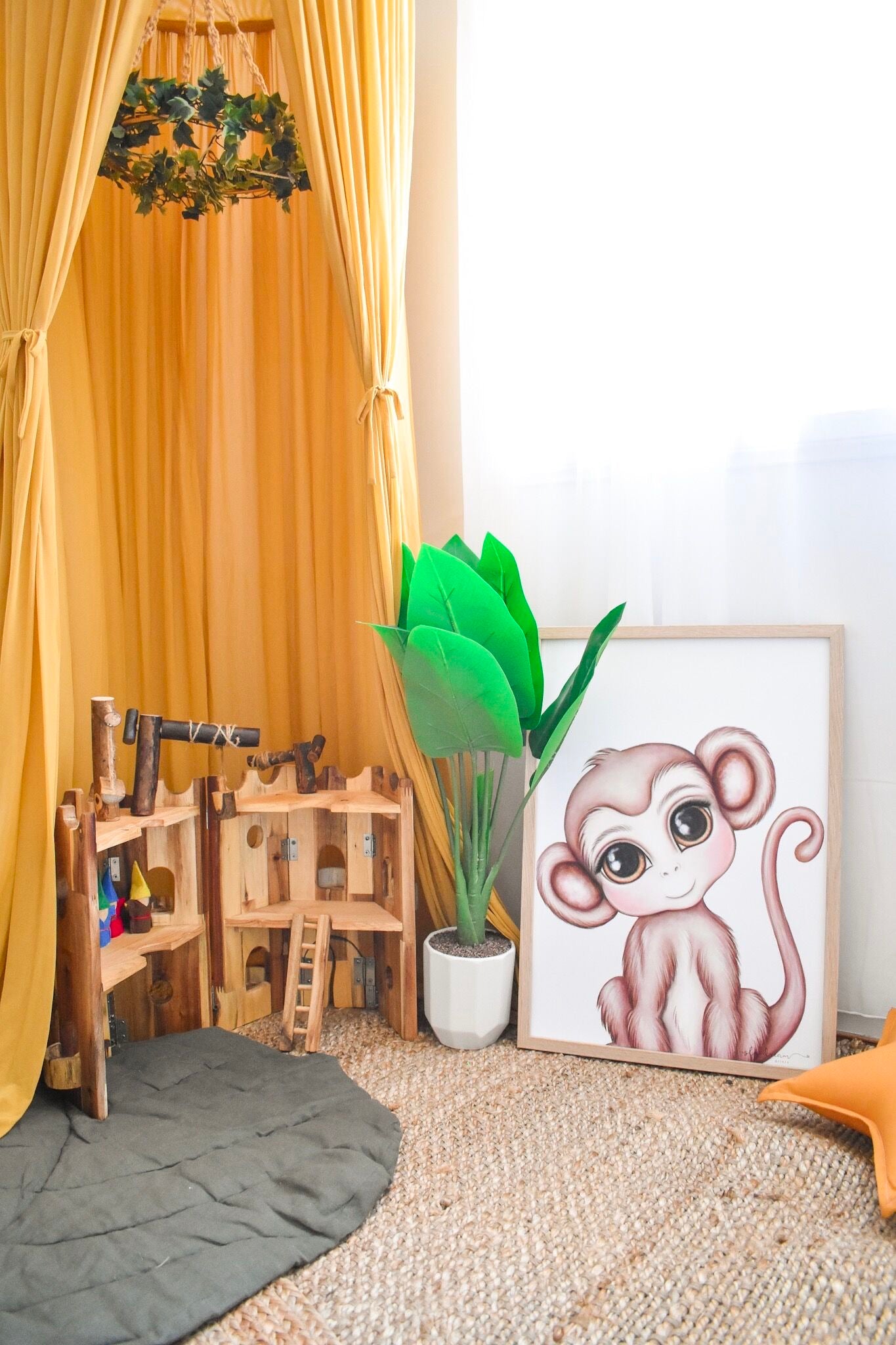 Abu the monkey print - Isla Dream Prints