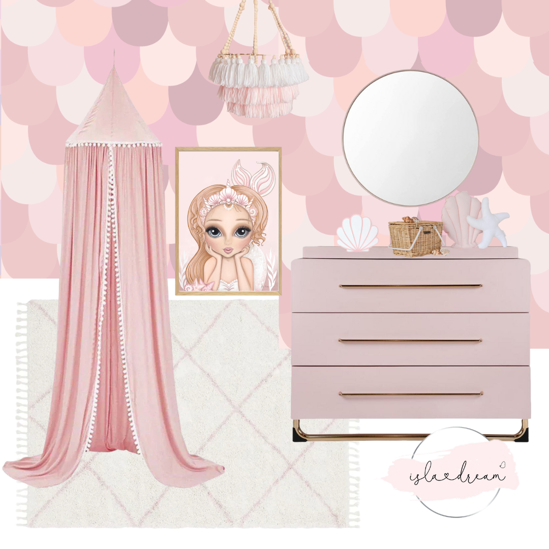 Cora the Mermaid Print