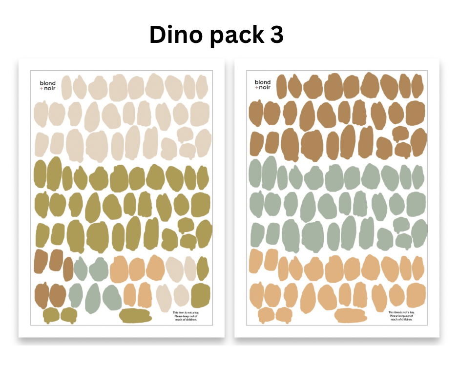 Dinosaur Animal Spot Wall Decals - A3