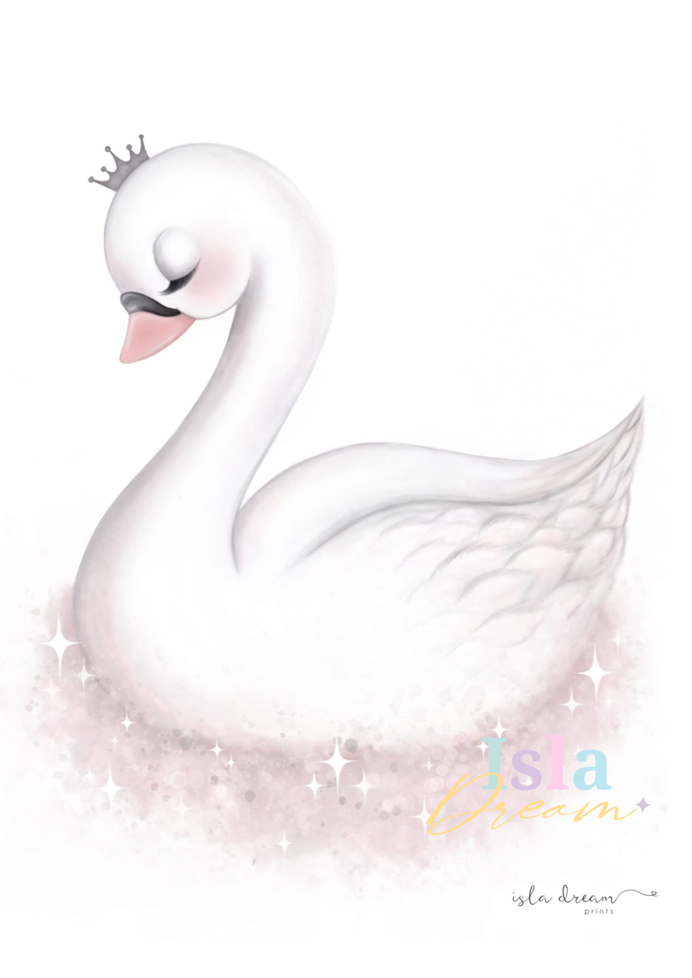 Angel the Swan Print