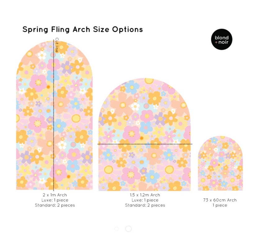 Spring Fling Flower Arch