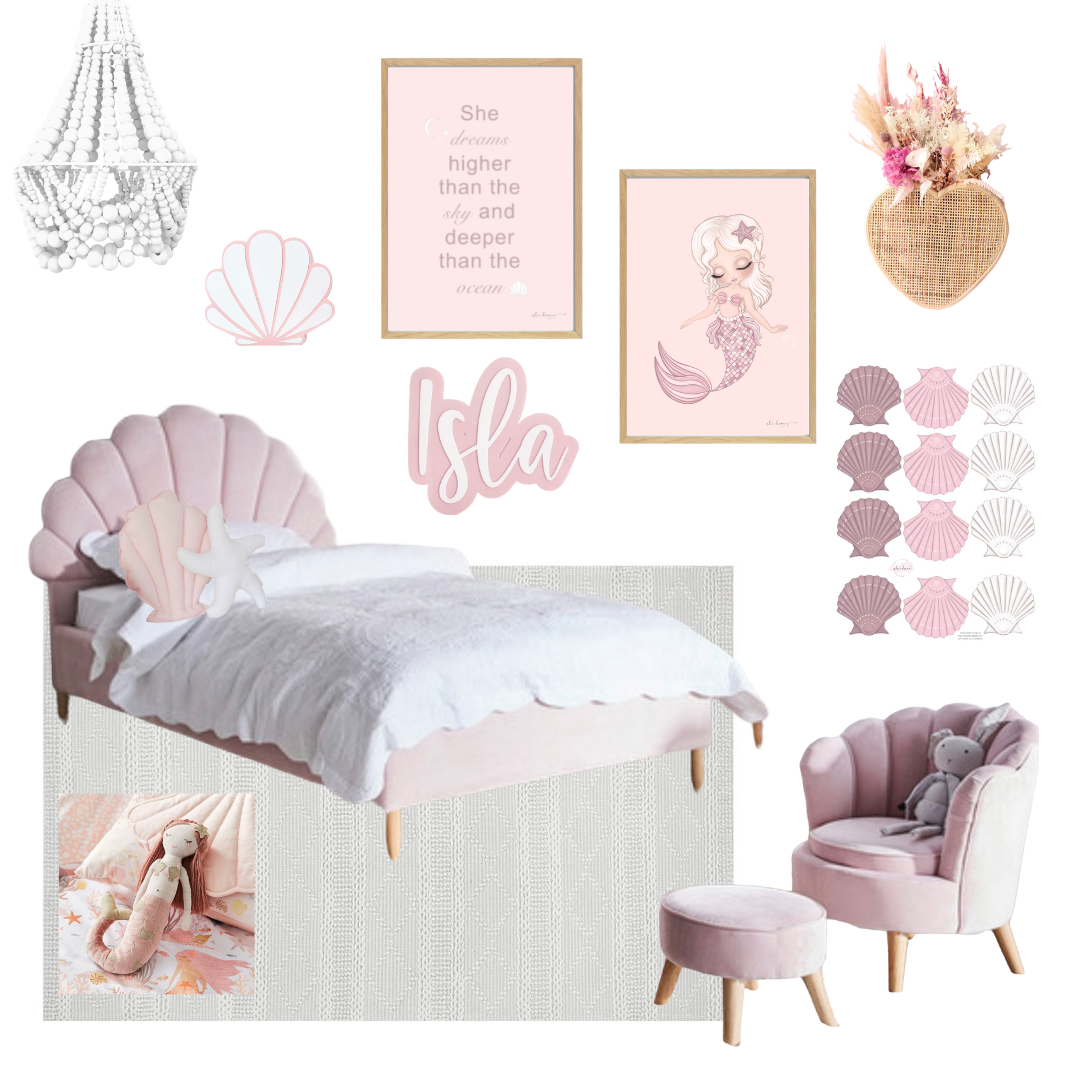 Clam Shell Wall Decals - A3