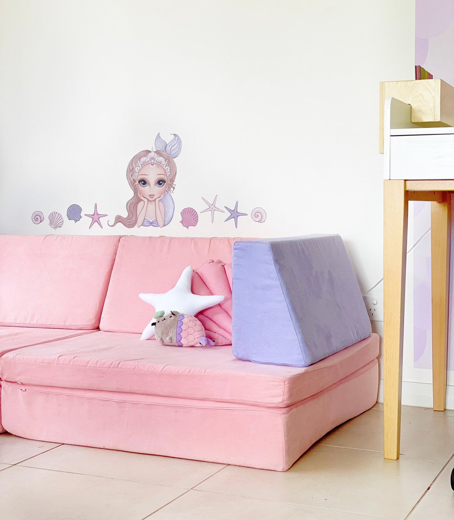 Melody the Mermaid Wall Decals - A3 & A2