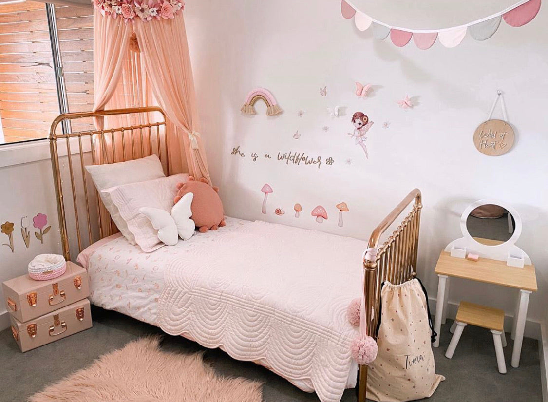 ‘Hazel fairy’ Fabric Wall Decals A3 - Isla Dream Prints