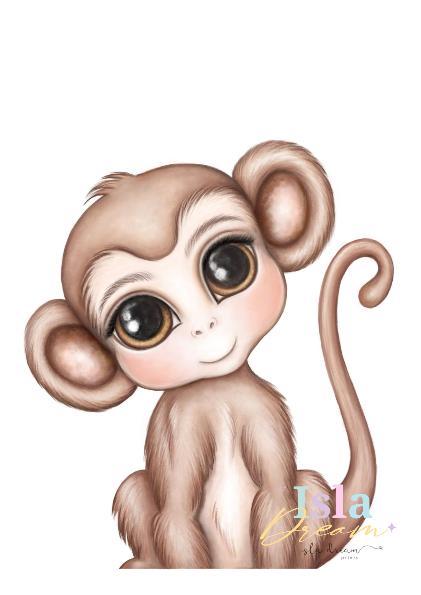 Abu the Monkey Print