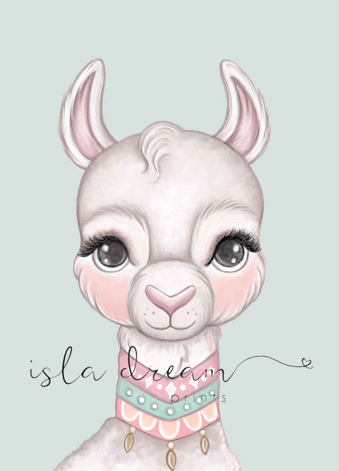 Llama prints - available multiple colours - Isla Dream Prints