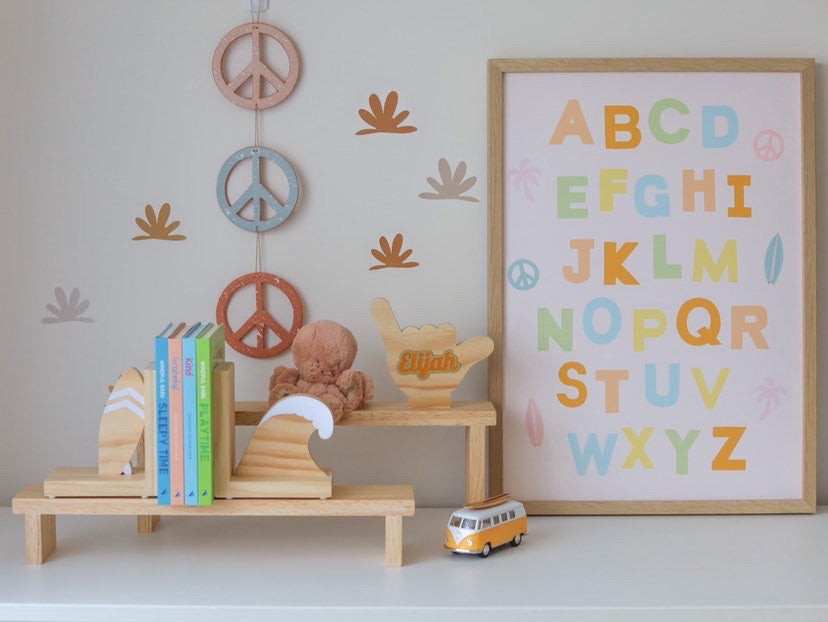 Beachy Alphabet Print - Brights