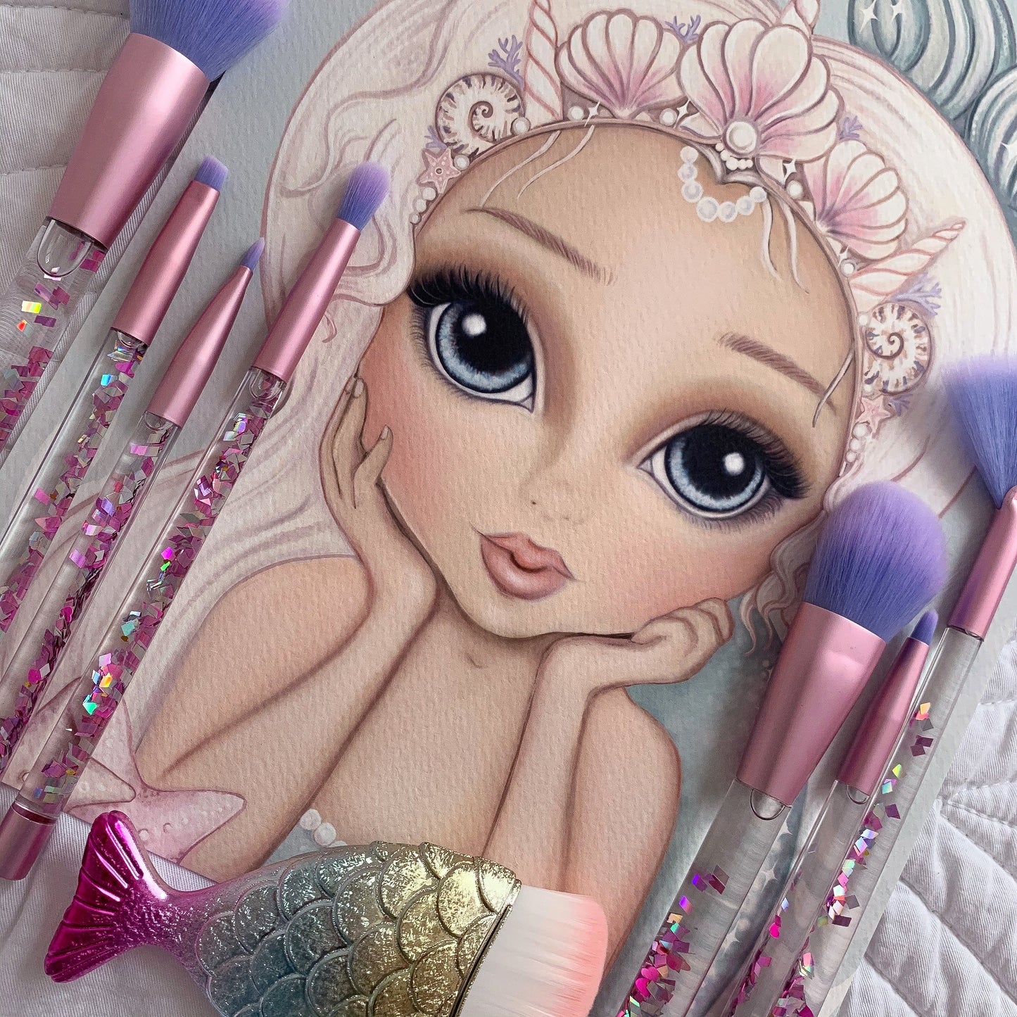 Mermaid prints - available in 5 colours - Isla Dream Prints