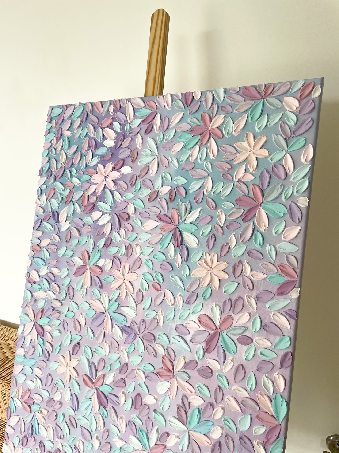 ‘Violetta’ Original Textured Artwork On Canvas