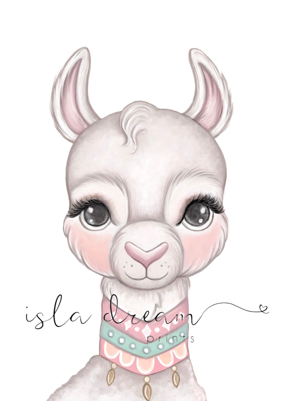 Llama prints - available multiple colours - Isla Dream Prints