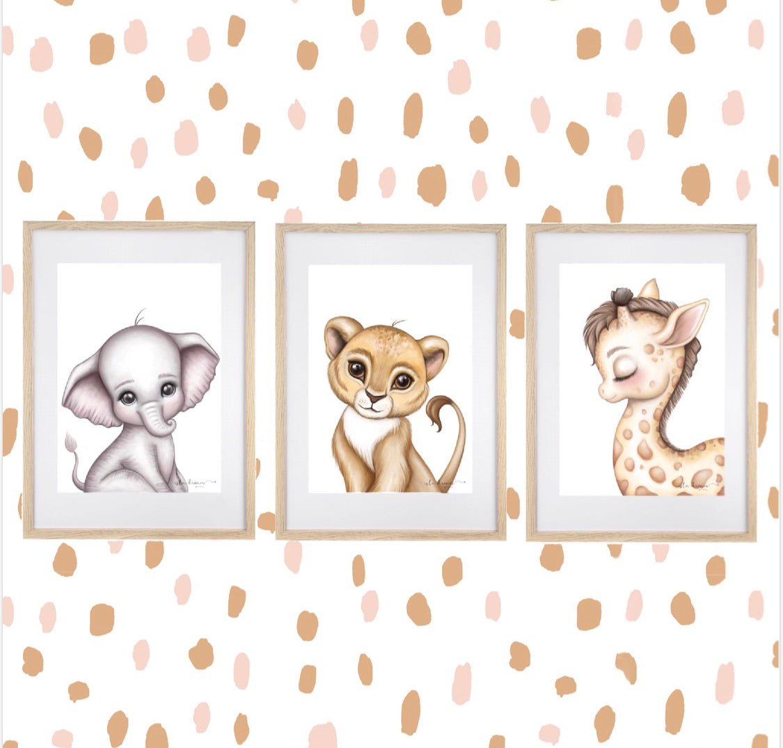 Theodore the elephant print - Isla Dream Prints