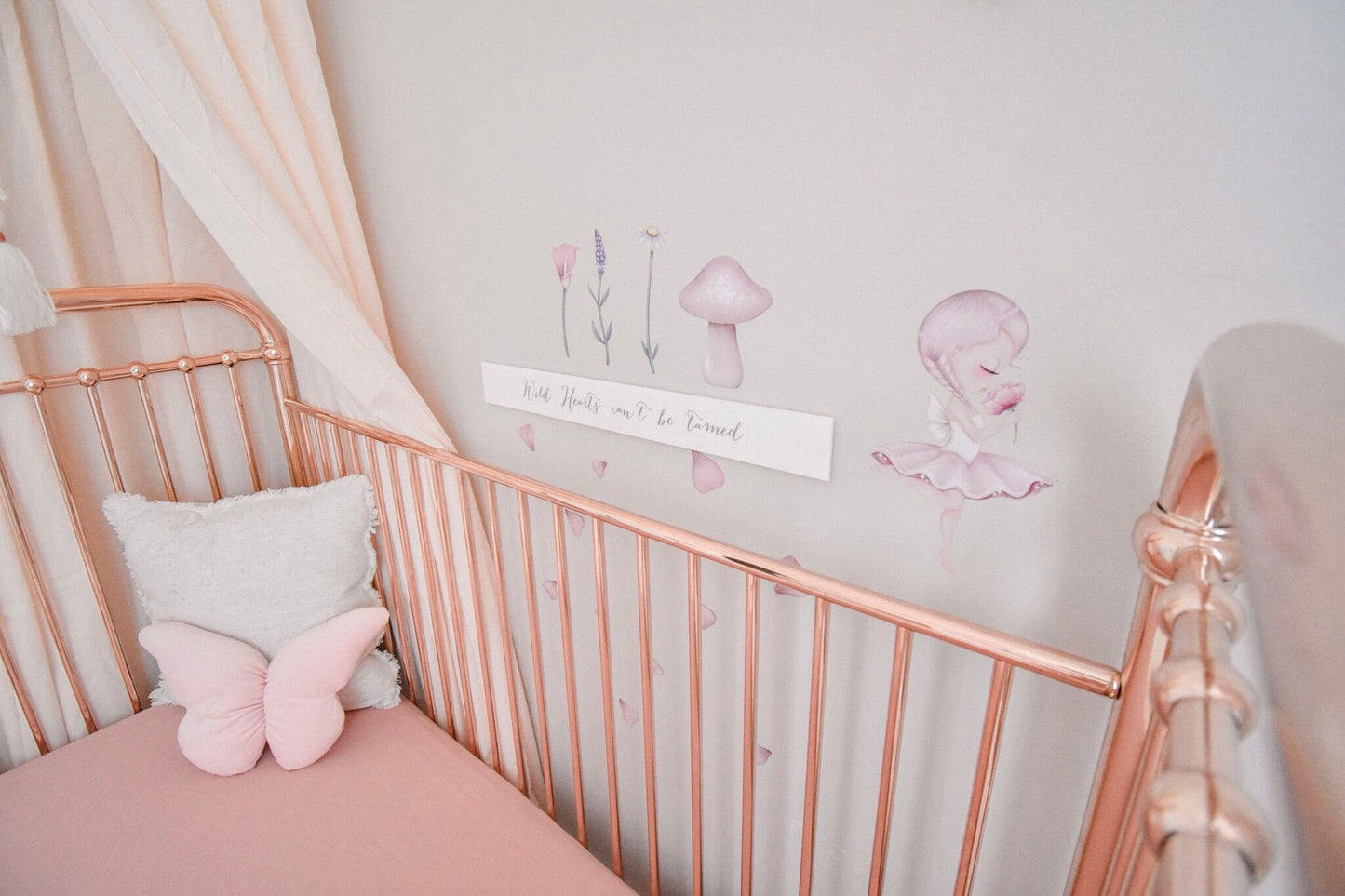 ‘Crysta the Fairy’ Fabric Wall Decals A4 & A3 - Isla Dream Prints