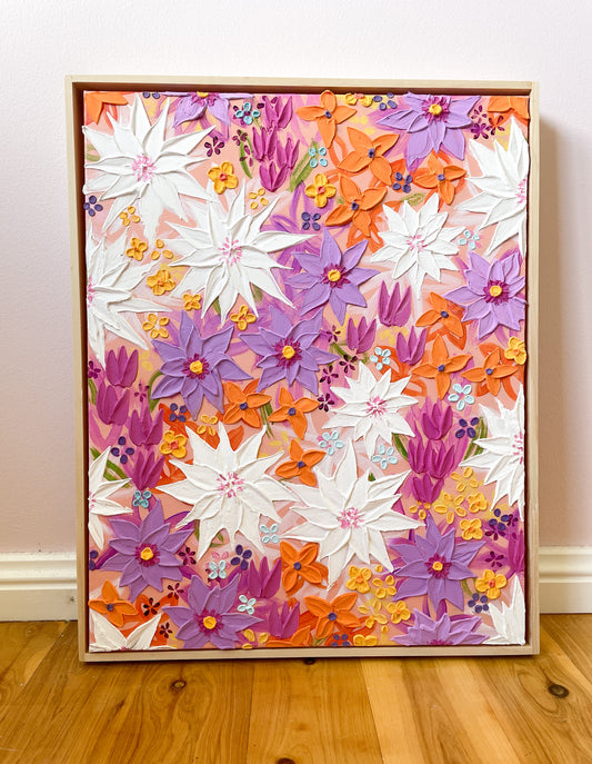‘Fun in the sun’- Original Textured Artwork On Canvas