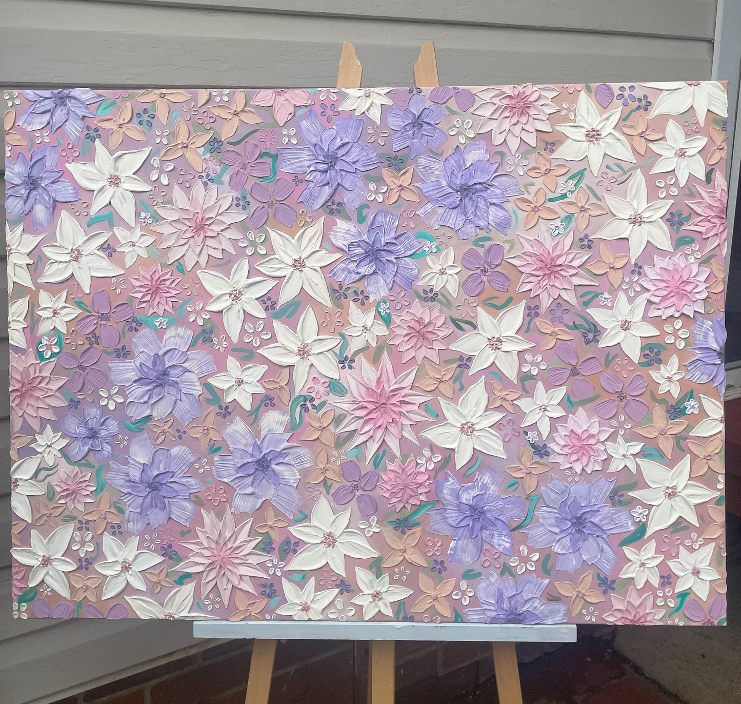 ‘Have we met?’- Original Textured Artwork On Canvas