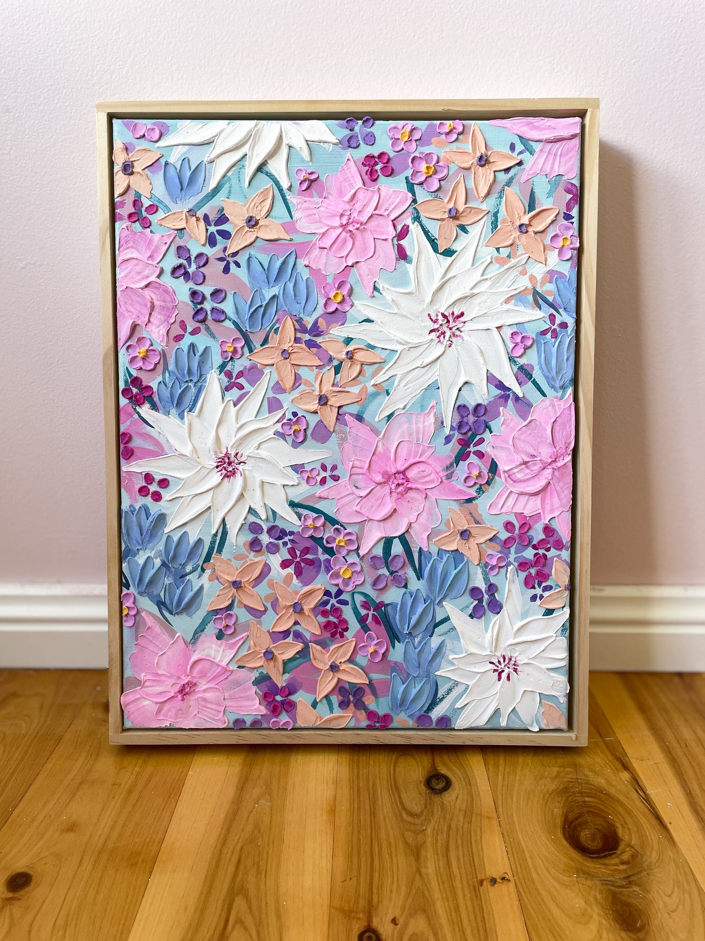 ‘The human world, it’s a mess’ -Original Textured Artwork On Canvas